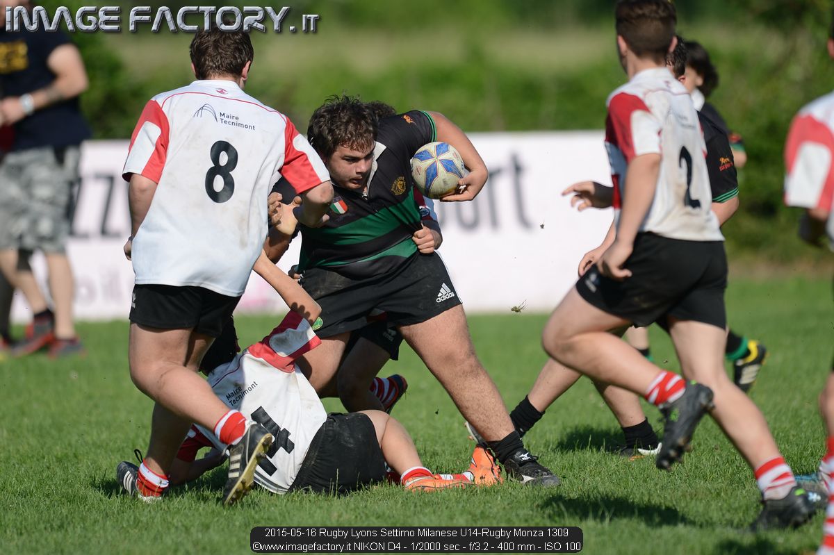 2015-05-16 Rugby Lyons Settimo Milanese U14-Rugby Monza 1309